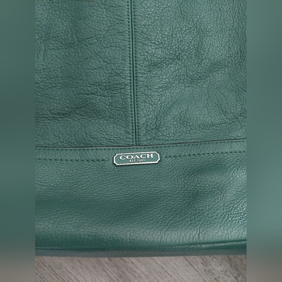 Coach Park Hobo Crossbody Bag Ivy Green Leather ๐ - Picture 6 of 14